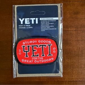 Brand New Unopened Latest Yeti Cooler Collectible Patch Sturdy Goods